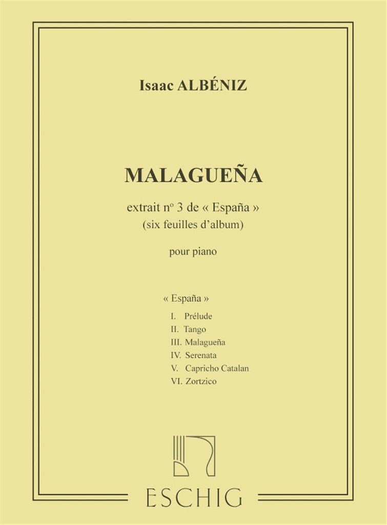 Espana Malaguena Piano